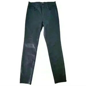 NYDJ Black Shiny Paisley Print Jegging With Lift Touch Technology Size 8 Legging